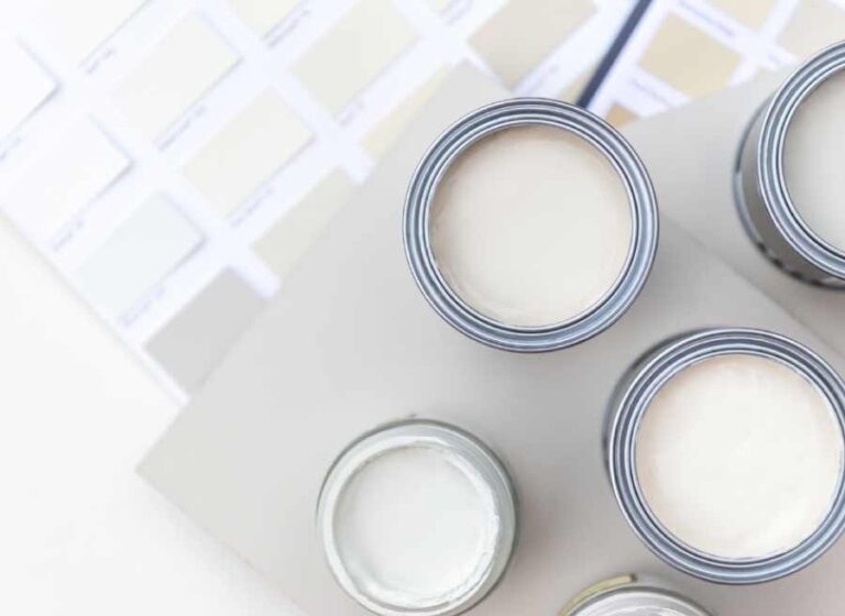paint bucket with paint colours